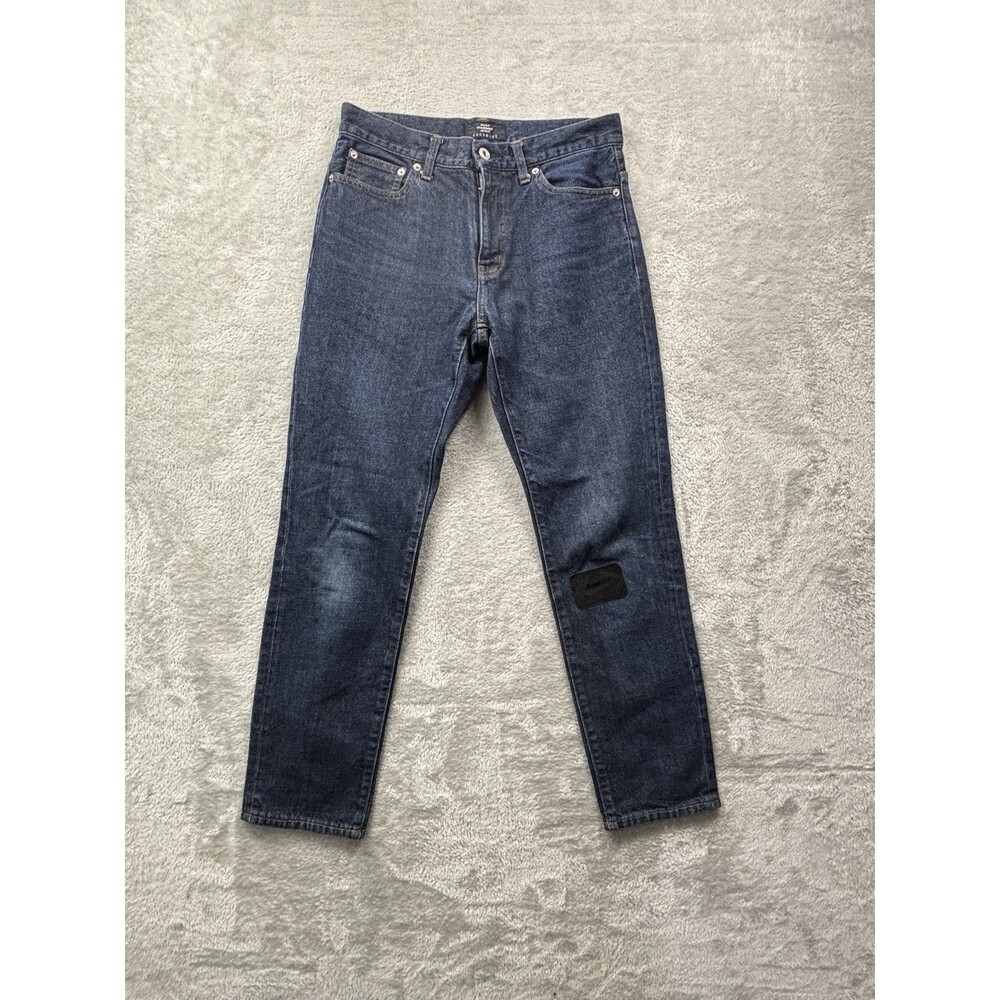 RAGEBLUE Pants Denim Jeans Tapered Zip Fly Long 30 Blue Navy